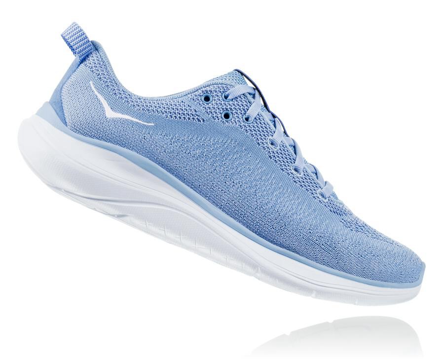 Hoka One One Tenisky Damske Modre/Biele - Hupana Flow - 26853-NCRP